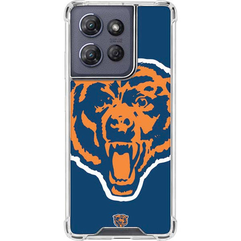 NFL Chicago Bears Retro Logo Moto G Play 5G (2025) Clear Case